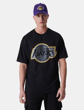 Camiseta New Era NBA Outline Mesh os Angeles Lakers Negro