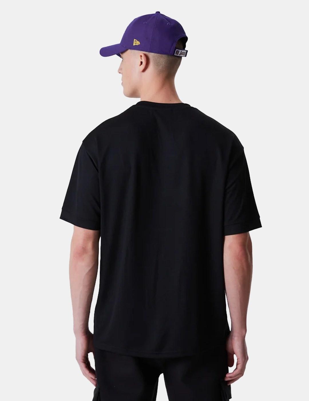 Camiseta New Era NBA Outline Mesh os Angeles Lakers Negro
