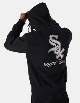 Sudadera New Era MLB Chicago White Sox Metallic Negro