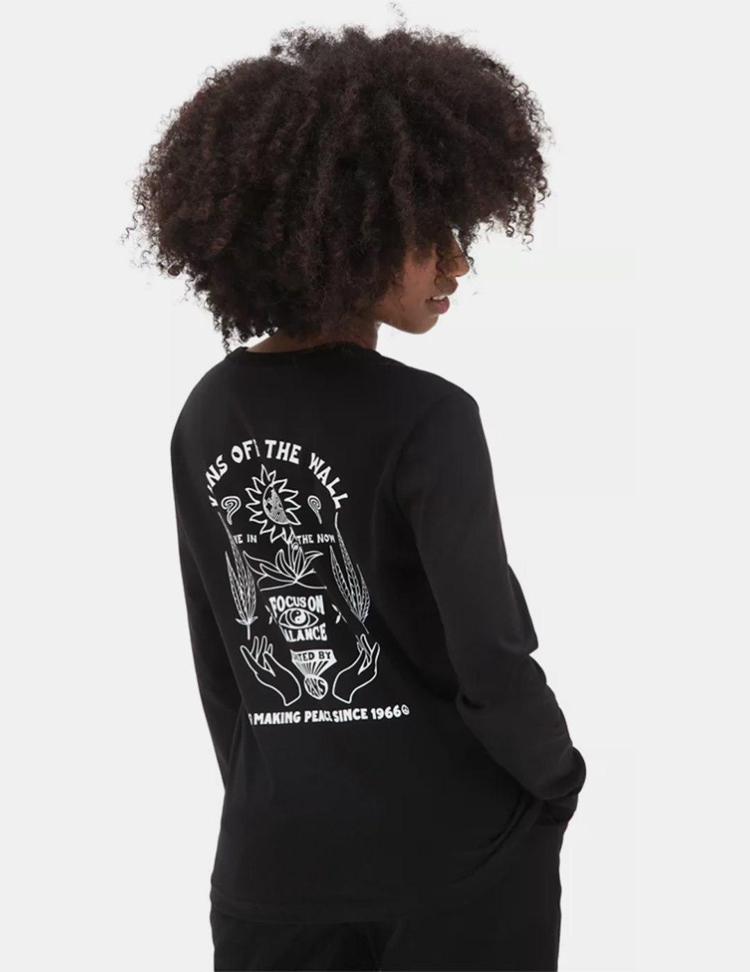Camiseta Vans Calmed Negro Para Mujer