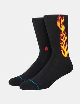 Calcetines Stance Flammed Negro