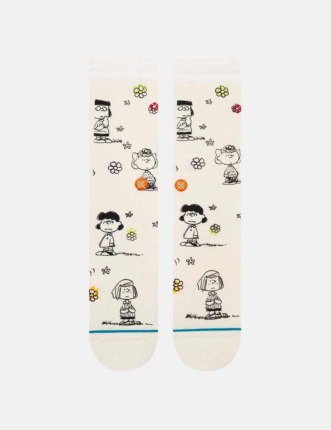 Calcetines Stance Peanuts Girl Power Beige