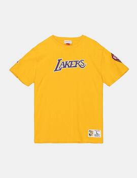 Camiseta Mitchell & Ness NBA Lakers Team Origin