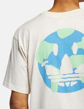 Camiseta adidas Happy Earth Beige