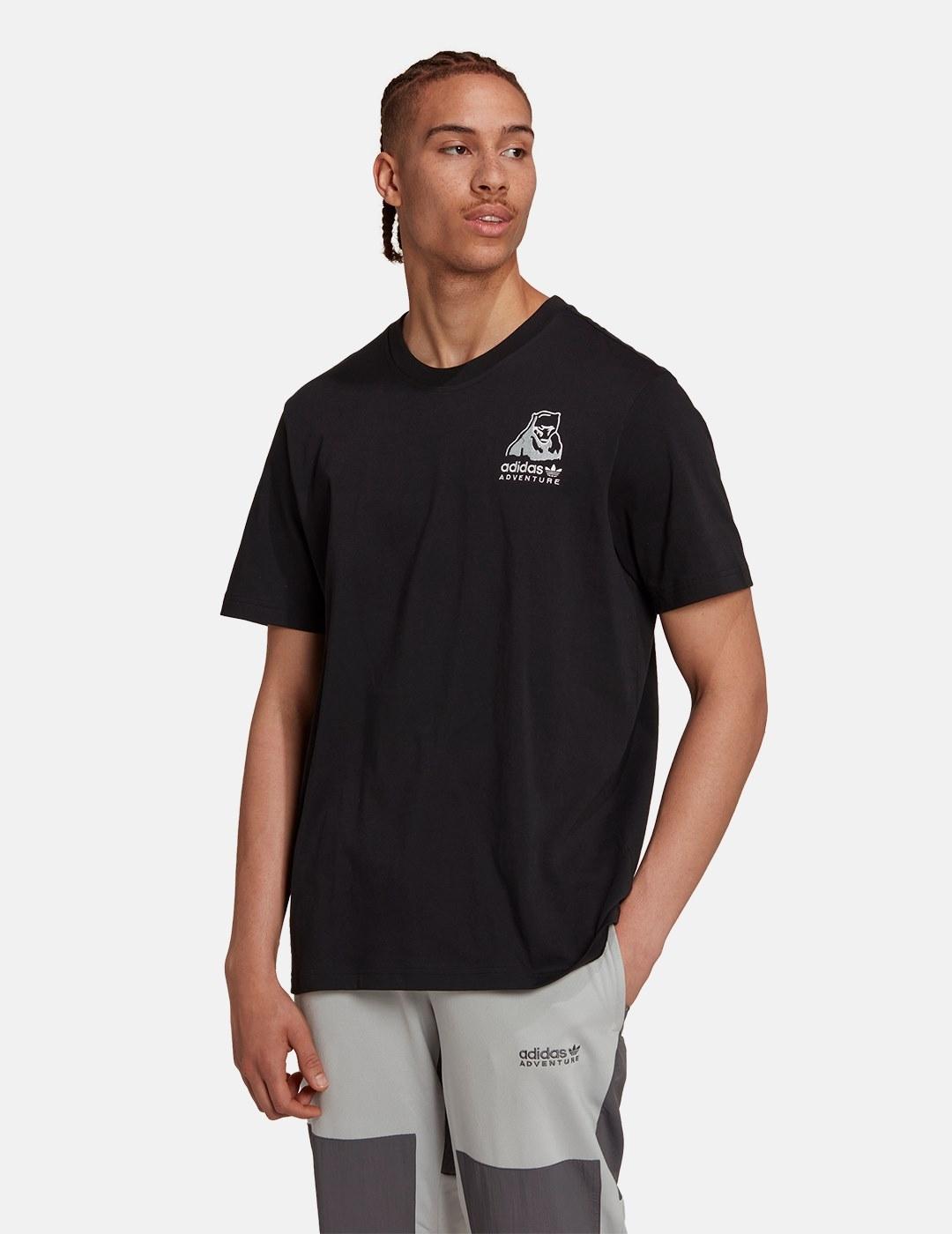 consultor docena garra Camiseta adidas Adventure Winter Negro Hombre
