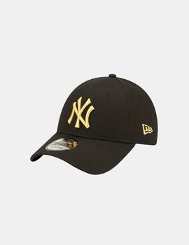 Gorra New Era 9Forty MLB Yankees Metallic Gold