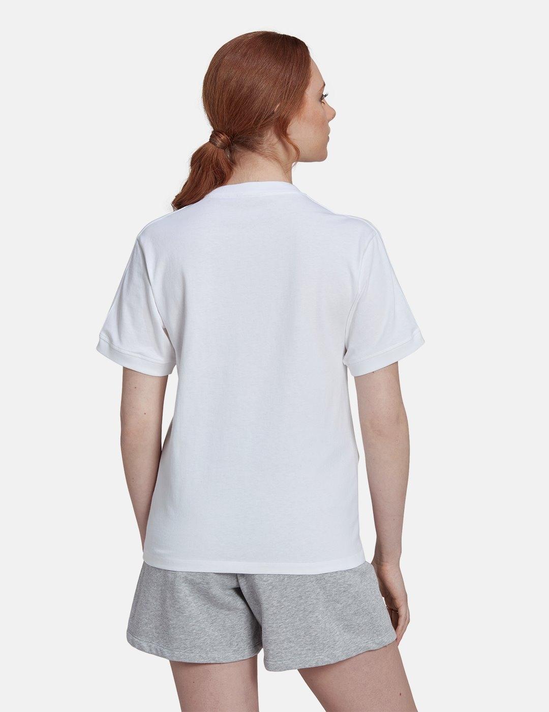 Camiseta adidas Crest Graphic Blanco Para Mujer