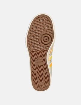 Zapatillas adidas Nizza Platform W Beige Naranja Amarillo