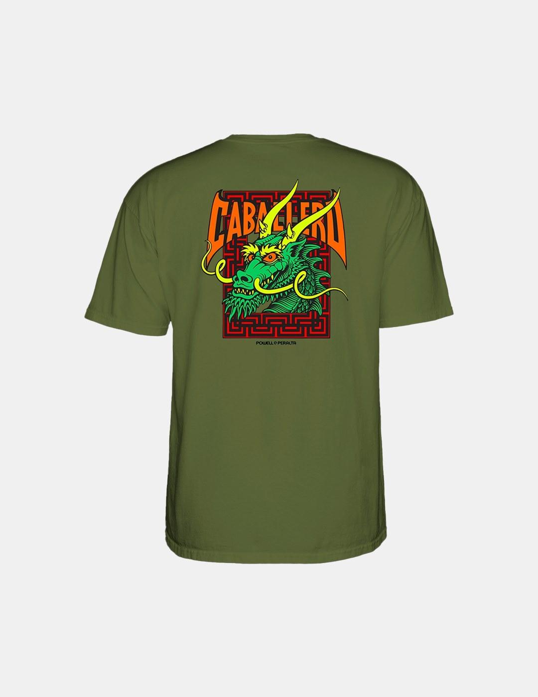 Camiseta Powell Peralta Caballero Street Dragon 2 Verde