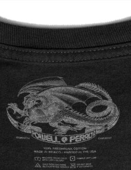 Camiseta Powell Peralta Skull & Sword Negro Hombre