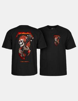 Camiseta Powell Peralta X Metallica Negro