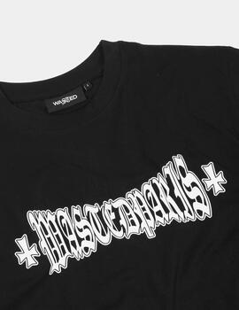 Camiseta Wasted Paris London Cross Negro