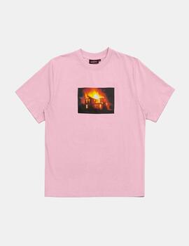 Camiseta Wasted Paris Dont Burn Rosa