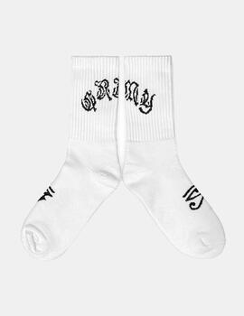 Calcetines Grimey Fire Route Blanco 1 Pair