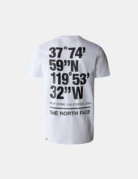 Camiseta The North Face Coordinates Blanco