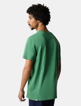 Camiseta The North Face Red Box Verde Deesp Grass