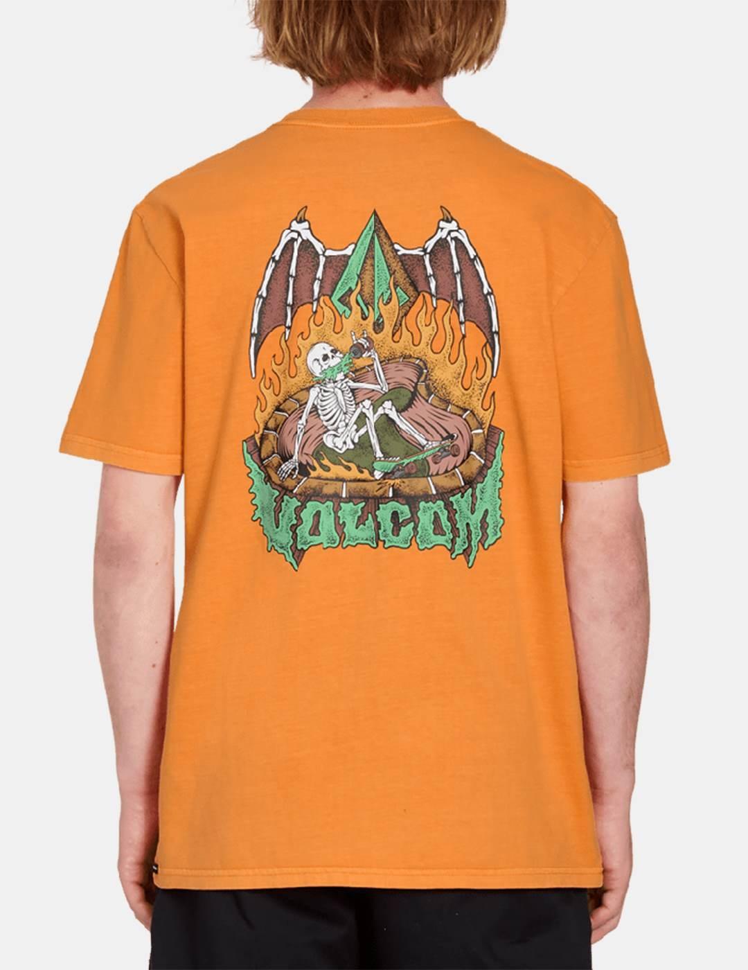 Camiseta Volcom Nofing Naranja