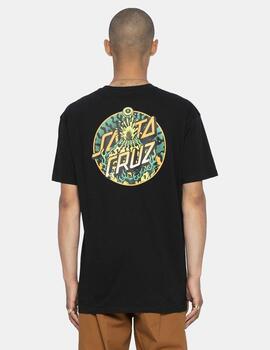 Camiseta Santa Cruz Winkowski Volcano Dot Negro