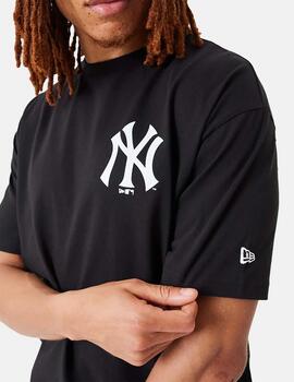 Camiseta New Era Floral Graphic Yankees Negro