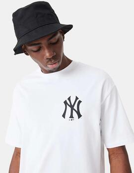 Camiseta New Era Floral Graphic Yankees Blanco