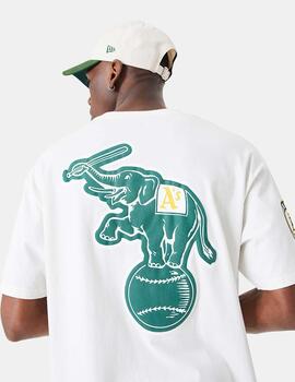 Camiseta New Era Heritage Bp Oakland Athletics Ofw
