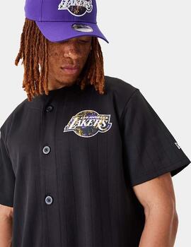 Camisa New Era Infill Team Logo Lakers Negro