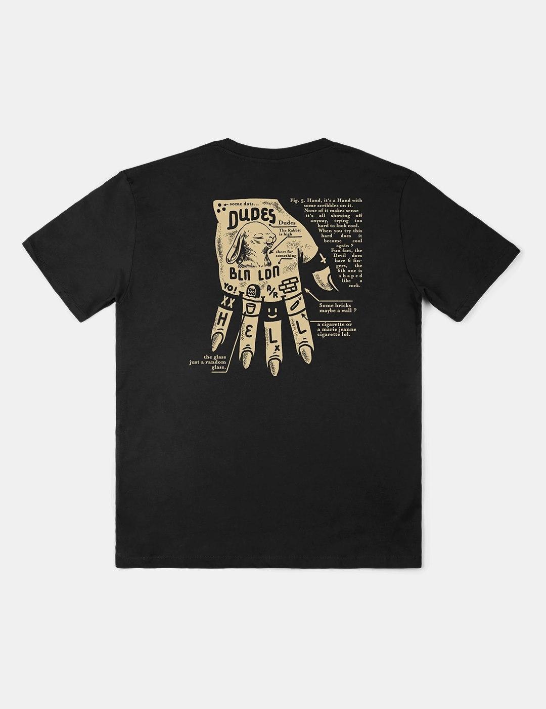 Camiseta The Dudes Dead Hand Negro