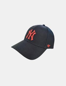 Gorra 47 Brand Mlb New York Yankees Mvp Negro Cora
