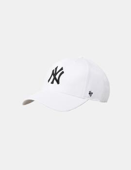 Gorra 47 Brand Mlb New York Yankees Mvp Blanco Negro