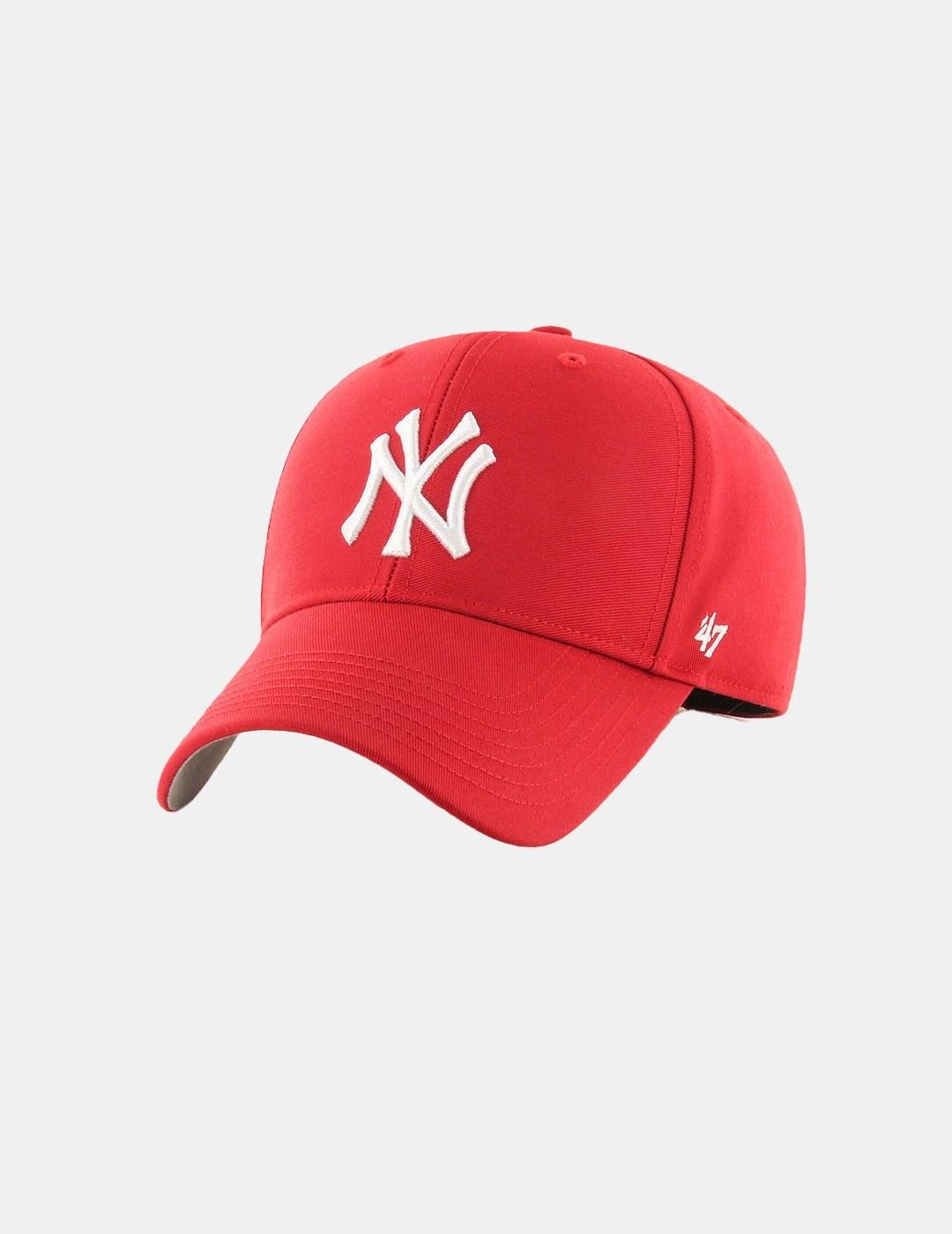 Gorra 47 Brand Mlb New York Yankees Mvp Rojo