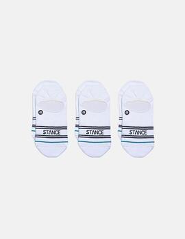 Calcetines Stance Basic 3 Pack Blanco