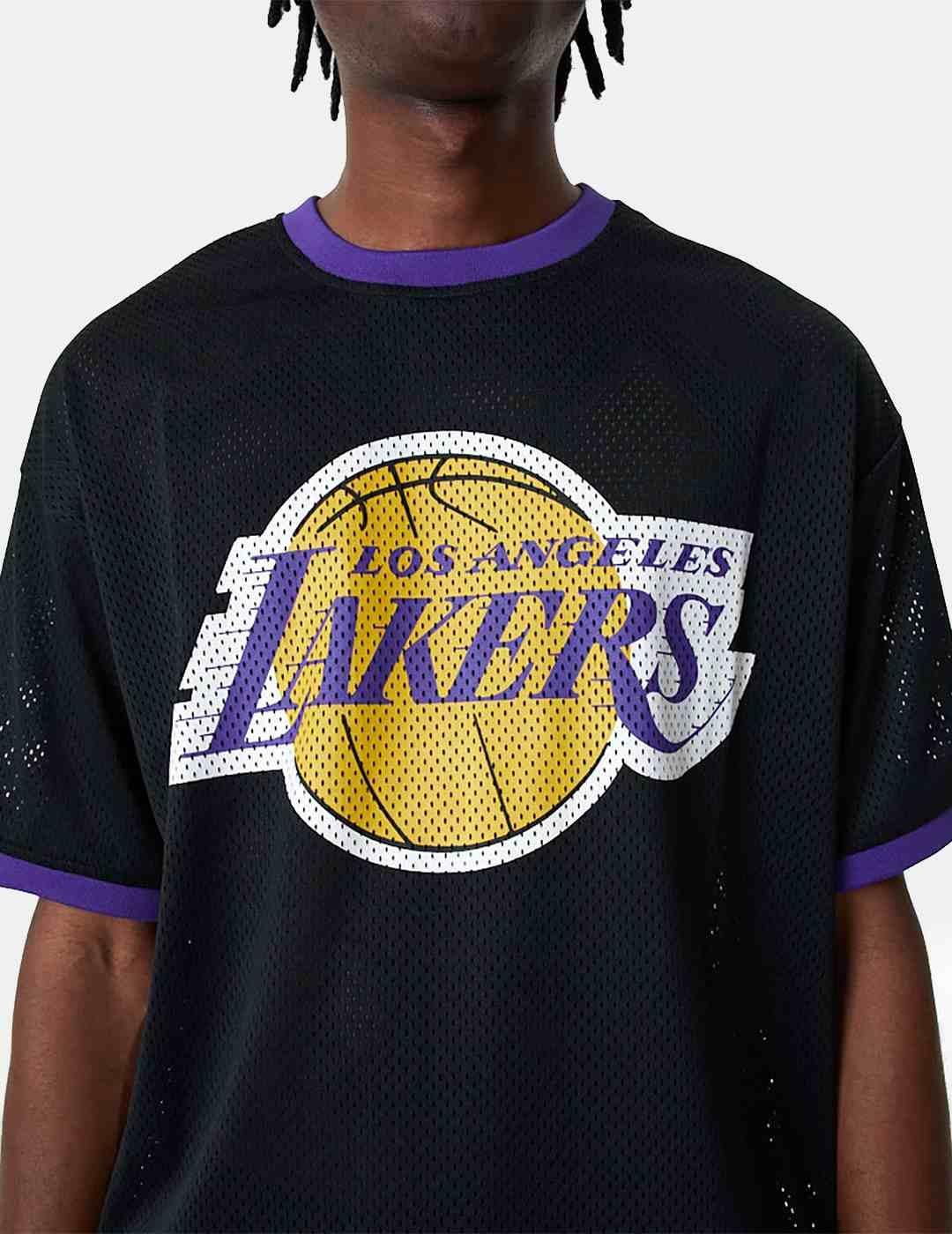 Camiseta New Era NBA Los Angeles Lakers Negro