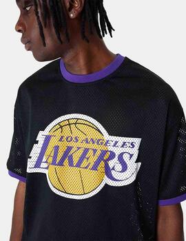 Camiseta New Era NBA Los Angeles Lakers Negro