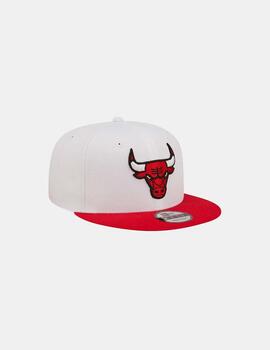 Gorra New Era 9Fifty NBA Chicago Bulls Crown Blanco