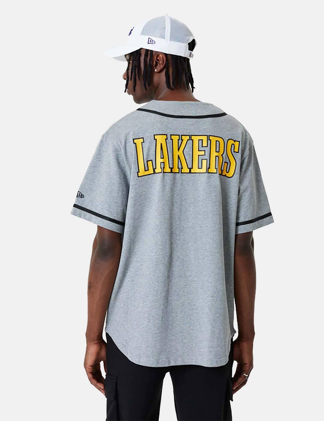 Camisa New Era NBA Los Angeles Lakers Gris
