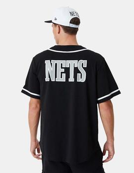 Camisa New Era NBA Brooklyn Nets Negro