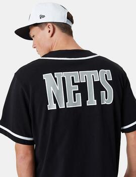 Camisa New Era NBA Brooklyn Nets Negro
