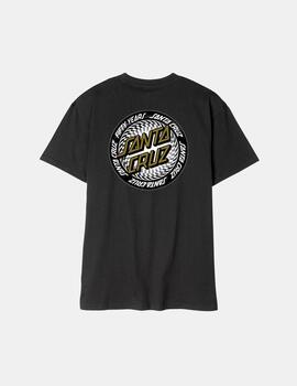 Camiseta Santa Cruz Infinite Ringed Dot Negro