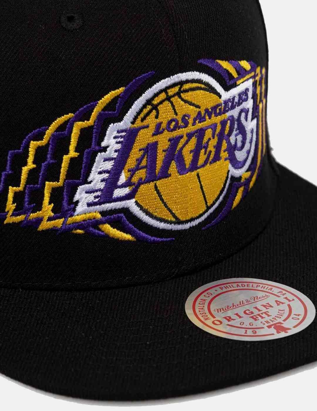 Gorra Mitchell & Ness NBA Team Vibes Lakers Negro