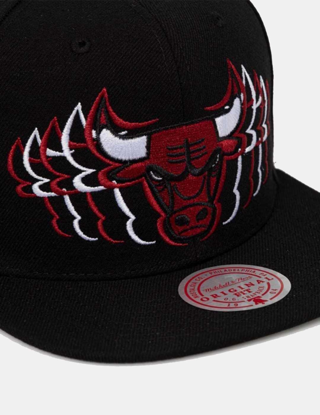 Gorra Mitchell & Ness NBA Team Vibes Bulls Negro