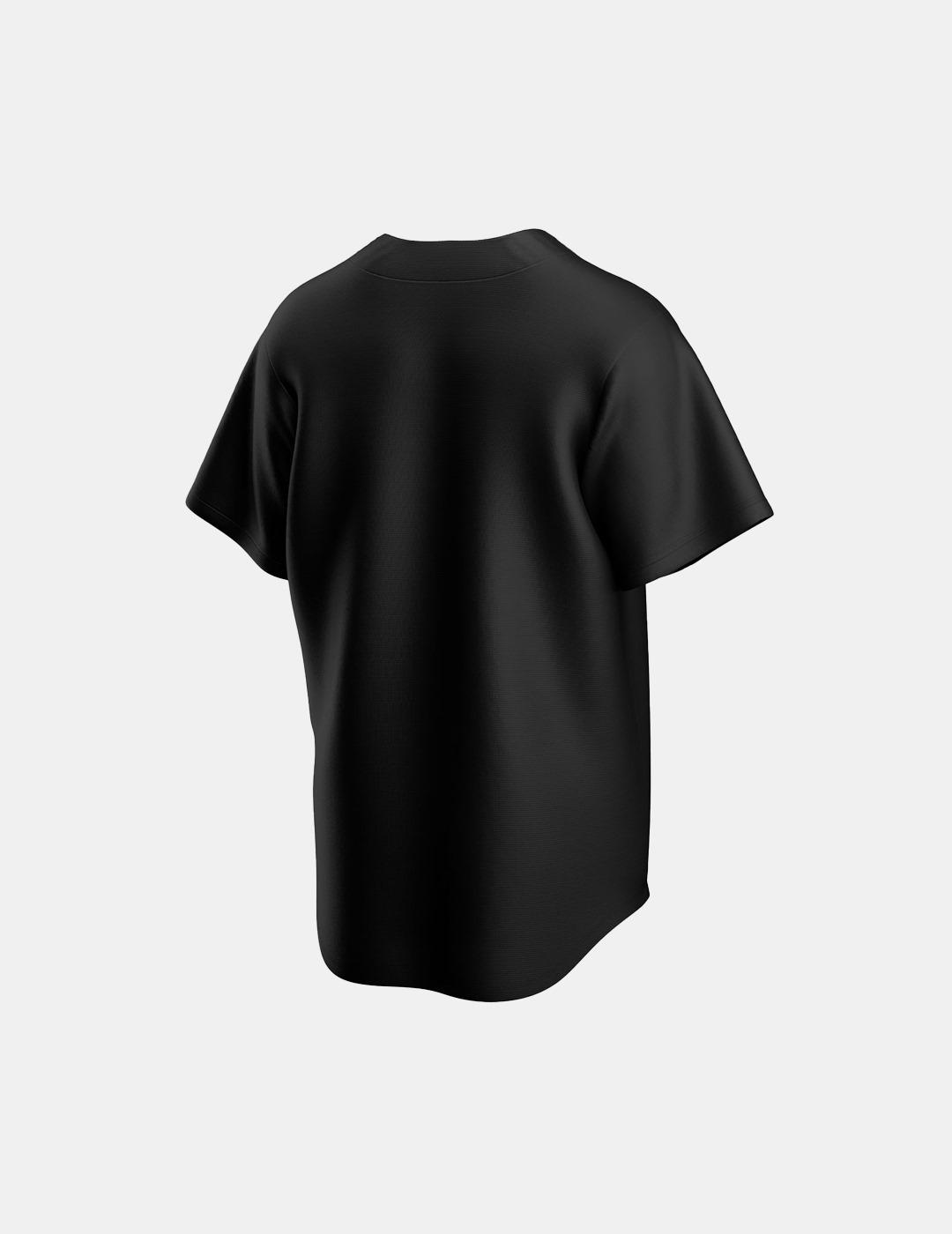 Camisa Nike MLB Replica Tampa Bay Devil Rays Negro