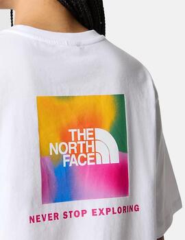 Camiseta The North Face W Relaxed RB Blanco