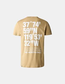 Camiseta The North Face Coordinates Caqui
