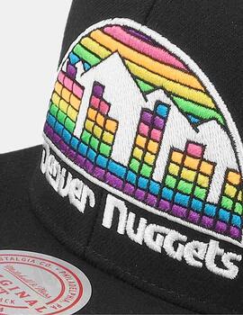 Gorra Mitchell & Ness NBA Nuggets Tropical Negro
