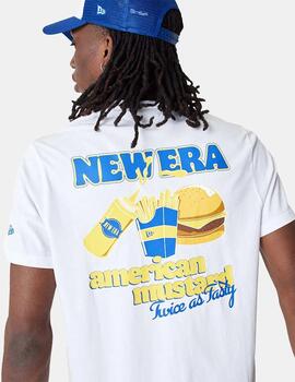 Camiseta New Era Food Graphic Blanco