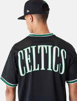 Camiseta New Era NBA Celtics Mesh Negro