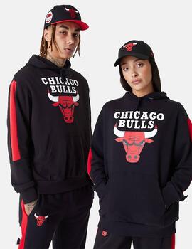 Sudadera New Era NBA Bulls Colour Block Negro