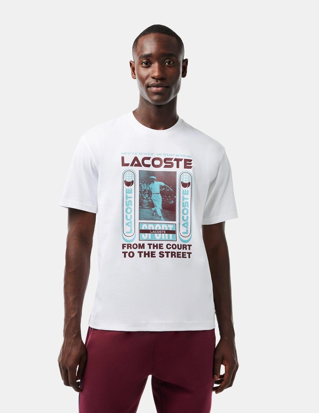 Camiseta Lacoste TH5642 Blanco