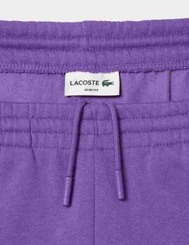 Pantalones Lacoste XH9624 Morado