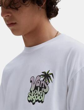Camiseta Vans Paradise Palm Blanco